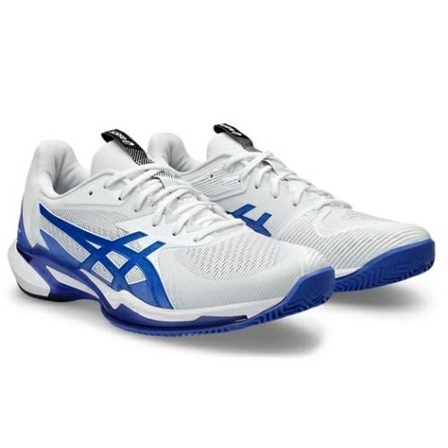 アシックス ソリューション スピード FF 3 クレーコート用 ホワイト ツナブルー 2024