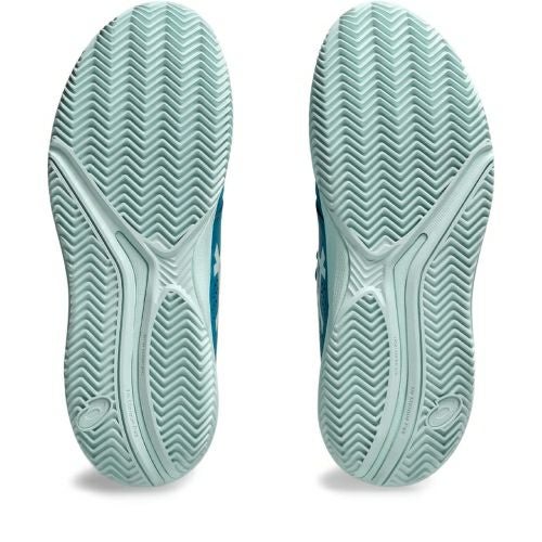 アシックス ゲルチャレンジャー 14 クレーコート用 ティールブルー スージングシー レディース 2024