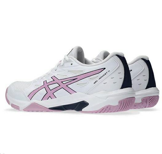 アシックス ゲルロケット 11 ホワイト ライトウベ レディース 2024