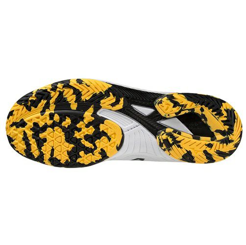 ミズノ ウエーブ ドライブ ネオ 3 ホワイト レーシングイエロー 2024