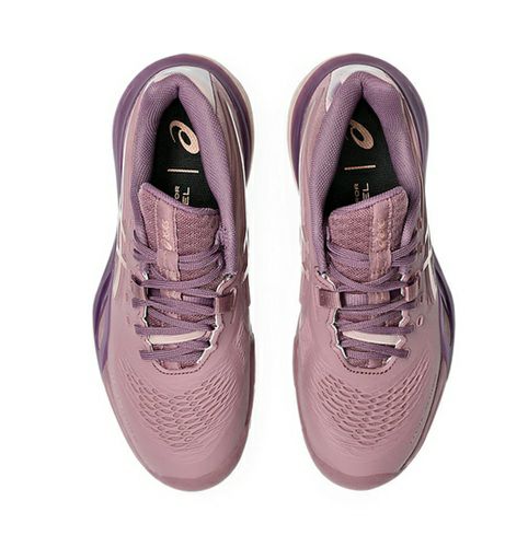 Asics レディースゴルフシューズ パープル25.0極美品 アシックス ゲルレゾリューション X パデル パープルオキサイド
