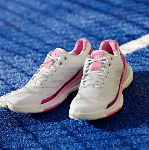 アディダス クレイジークイック BOOST パデル クラウドホワイト ルーシッドピンク 2025