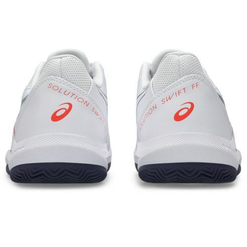 アシックス ソリューション スイフト FF 2 クレーコート用 ホワイト ノヴァオレンジ 2025