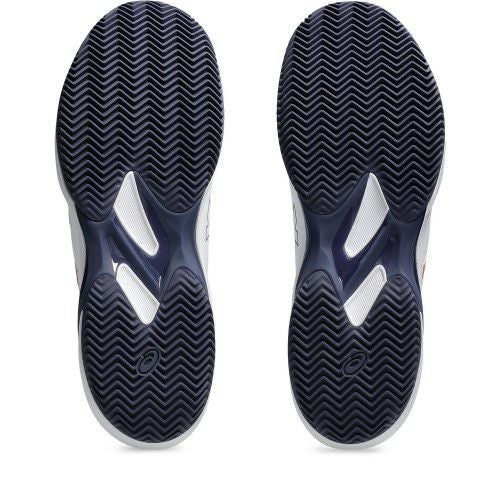 アシックス ソリューション スイフト FF 2 クレーコート用 ホワイト ノヴァオレンジ 2025