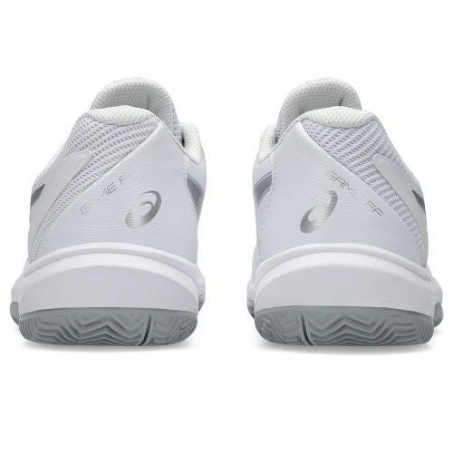 アシックス ゲーム FF クレーコート用 ホワイト ピュアシルバー レディース 2025