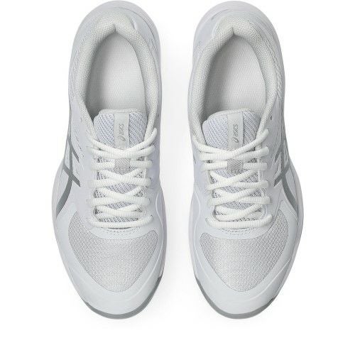 アシックス ゲーム FF クレーコート用 ホワイト ピュアシルバー レディース 2025