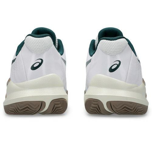 アシックス ゲルチャレンジャー 14 クレーコート用 ホワイト サクソングリーン 2025