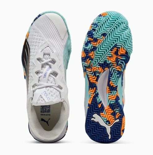 プーマ NOVA エリート パデルシューズ プーマホワイト ビビッドブルー 2025