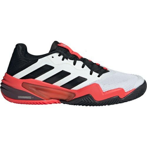 【未使用級】adidas バリケード5 クラシック黒赤白 SIZE 26cm アディダス バリケード 13 クレーコート用 クラウドホワイト ルー