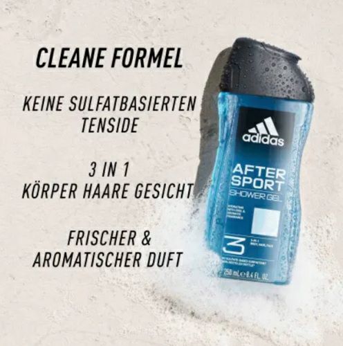 アディダス アフタースポーツ シャワージェル 3in1