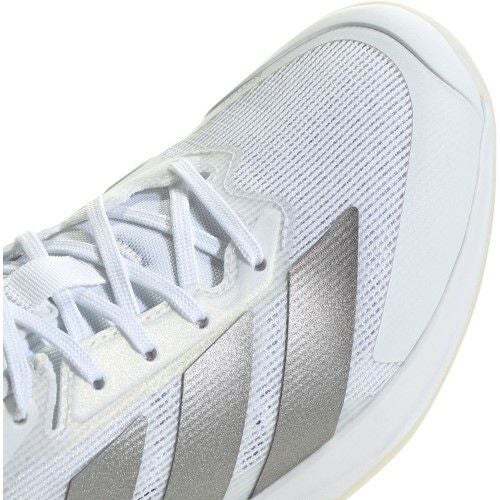 アディダス アディゼロ ウーバーソニック 5 オールコート用 クラウドホワイト シルバーメタリック レディース 2025