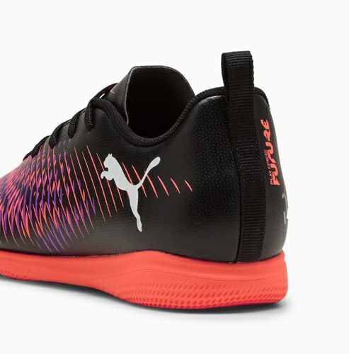 プーマ フューチャー 8 プレイ IT ジュニア ブラック グローイングレッド 2025