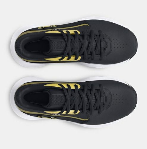 アンダーアーマー グレードスクール ロックダウン 7 ジュニア ブラック メタリックゴールド 2025