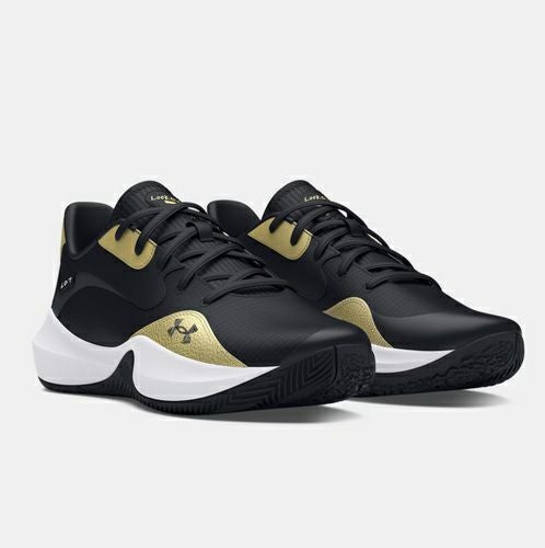 アンダーアーマー ロックダウン 7 Low ブラック メタリックゴールド