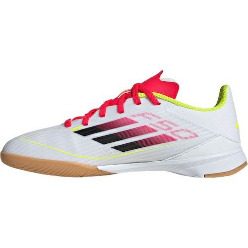 アディダス F50 リーグ IN クラウドホワイト ソーラーイエロー ジュニア 2025