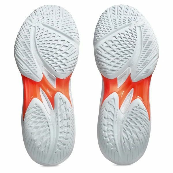 アシックス スカイ エリート FF 3 ホワイト ヴィヴィッドコーラル 2025