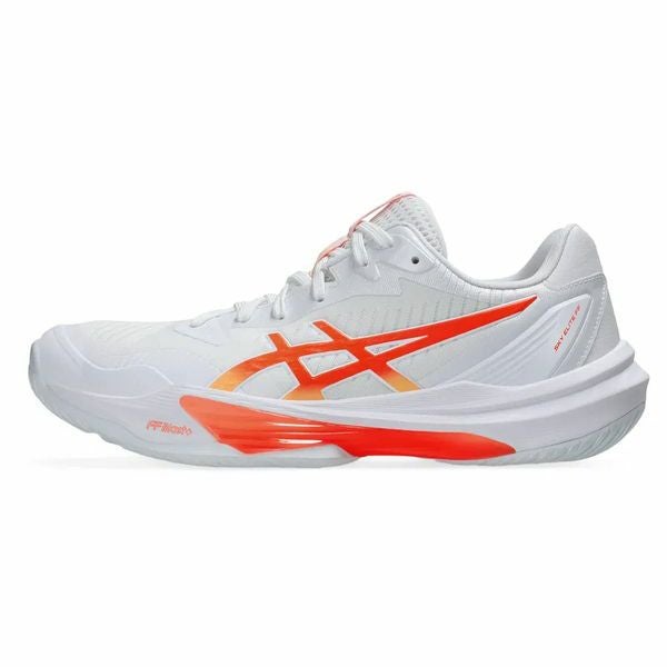 アシックス スカイ エリート FF 3 ホワイト ヴィヴィッドコーラル 2025