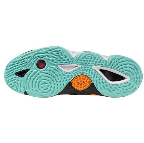 ミズノ ウエーブ モーメンタム エリート ブラック アイスグリーン 2025