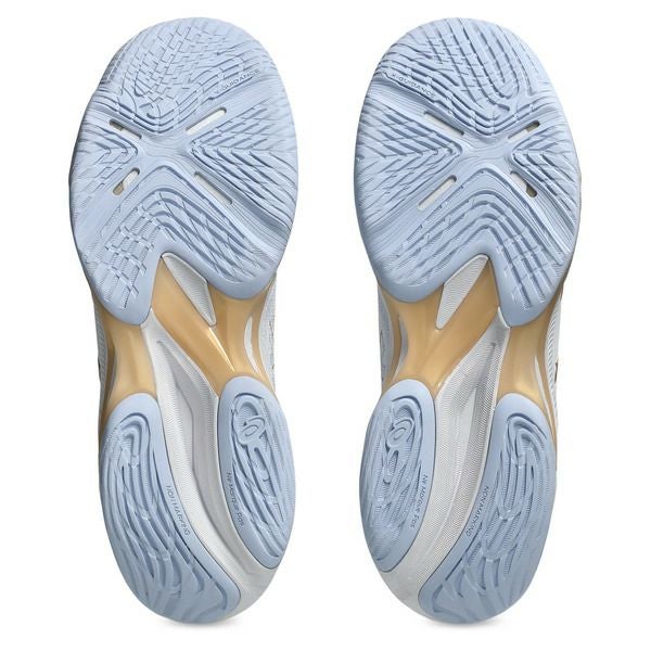 アシックス ネットバーナー バリスティック FF 4 ホワイト シャンパン レディース 2025