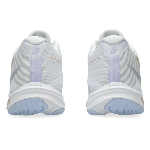 アシックス ネットバーナー バリスティック FF 4 ミッドカット ホワイト シャンパン レディース 2025