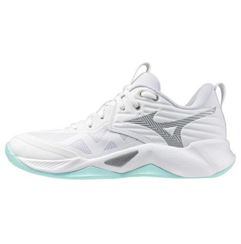 ミズノ ウエーブ モーメンタム プロ ホワイト ブルーティント レディース 2025
