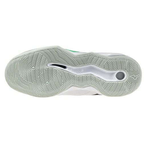 ミズノ ウエーブ モーメンタム プロ ホワイト フローズンエメラルド 2025