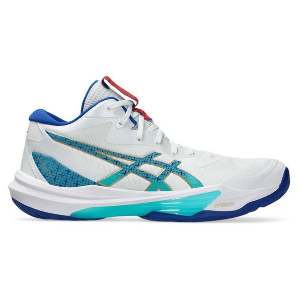 限定★アシックス スカイ エリート FF 3 ミッドカット ホワイト アシックスブルー 2025