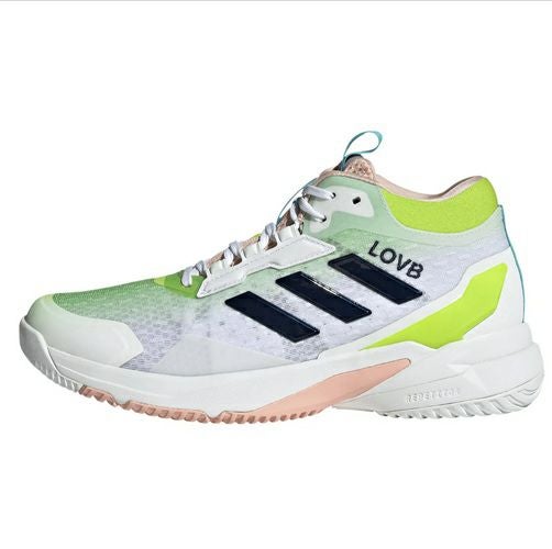 アディダス クレイジーフライト 6 ミッドカット ブルー&グリーン レディース 2025