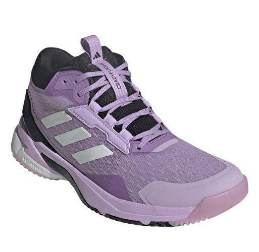 アディダス クレイジーフライト 6 ミッドカット パウダープラム レディース 2025