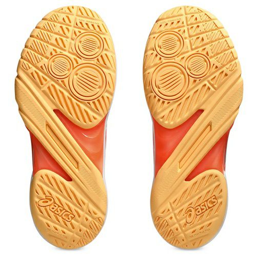 アシックス パワーブレイク FF ホワイト ビビッドコーラル レディース 2025