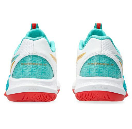 リミテッドエディション★アシックス パワーブレイク FF ホワイト シーグラス レディース 2025