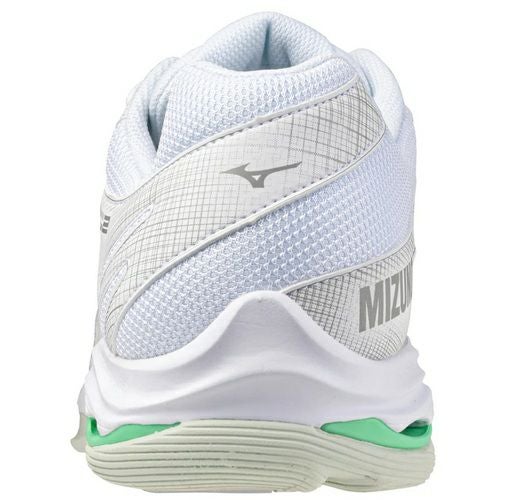 ミズノ ウエーブ ボルテージ 2 ホワイト フローズンエメラルド 2025