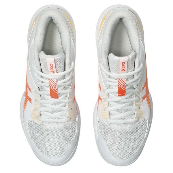 アシックス ゲルタスク 4 ミッドカット ホワイト ヴィヴィッドコーラル レディース 2025