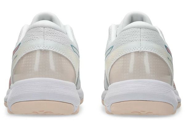 数量限定★アシックス ゲルネットバーナー アカデミー 10 ホワイト ワイルドブラッサム レディース 2025