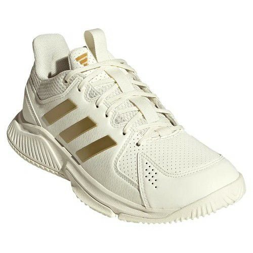 アディダス コートフライト ホワイト ゴールドメタリック レディース 2025