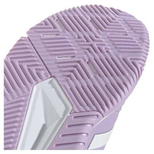 アディダス コートフライト パウダープラム フットウェアホワイト レディース 2025