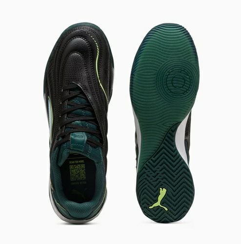 プーマ イベロ フットサルシューズ IT プーマブラック グリーンテレイン 2025