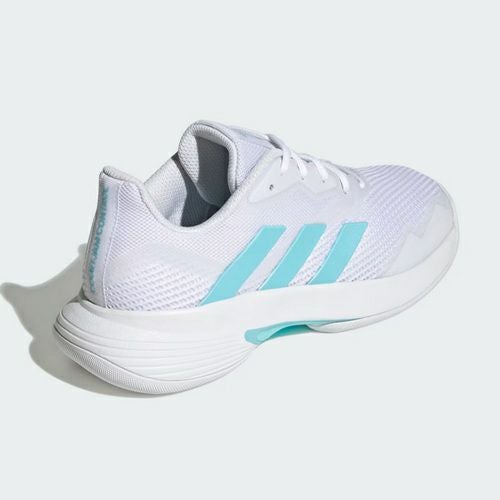 アディダス コートジャム コントロール カーペット用 クラウドホワイト ブリスブルー レディース 2025