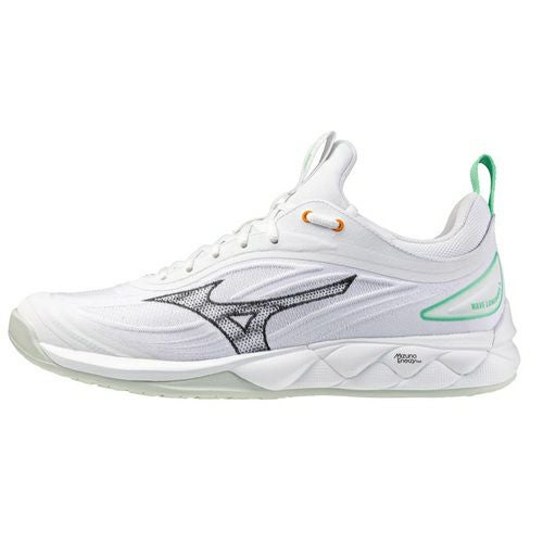 ミズノ ウエーブ ルミナス 3 ホワイト フローズンエメラルド 2025