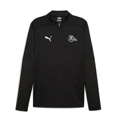 THW Kiel キール プーマ teamFINAL トレーニング 1/4 ジップトップ ブラック