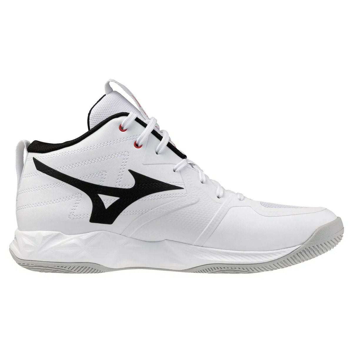 ミズノ ウエーブ モーメンタム プロ ミッドカット ホワイト ブラック 2026