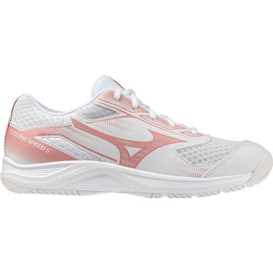 Mizuno インスサイレンサー NR5 ホワイト/ピンク/ゴールド ミズノ サイクロン スピード 5 ホワイト ピンク レディース 2026