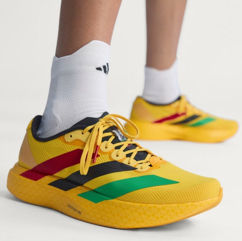 アディダス アディゼロ EVO SL Jamaika 26 x Bob Marley ボールドゴールド 2026