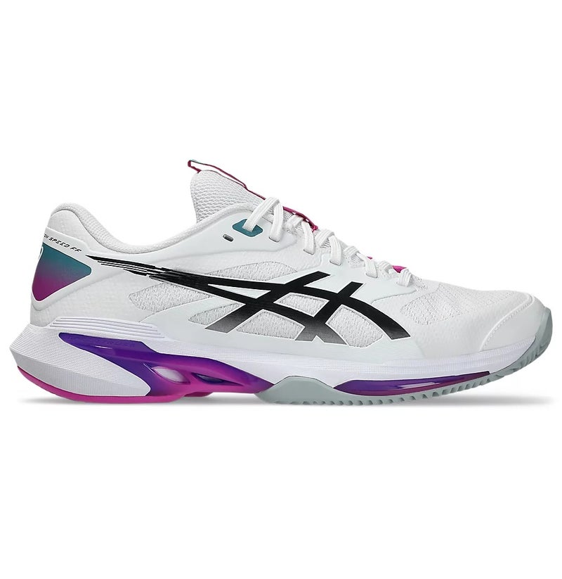 アシックス ソリューション スピード FF 4 クレーコート  ホワイト／デジタルサクラ 2026