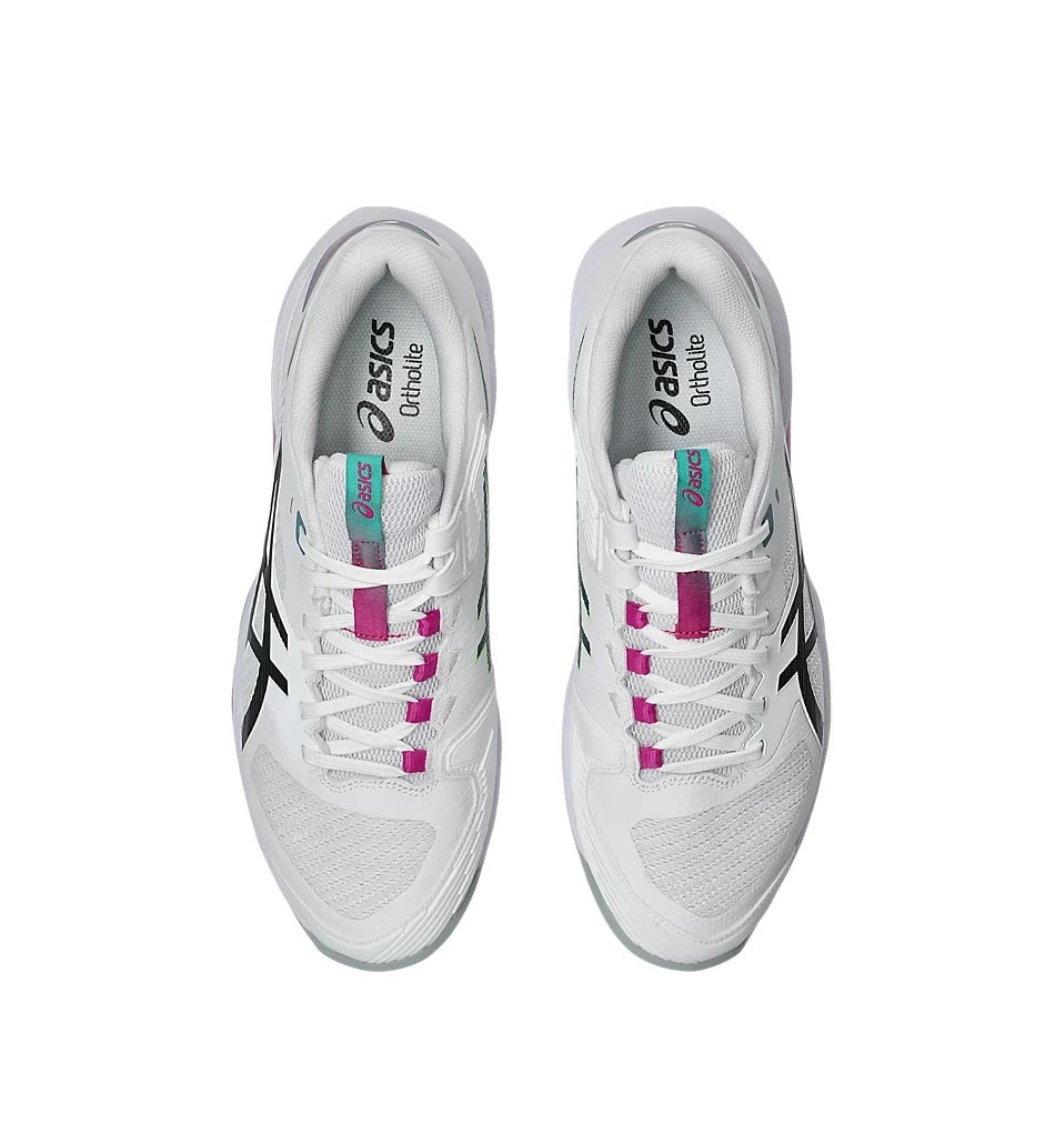 アシックス ソリューション スピード FF 4 クレーコート  ホワイト／デジタルサクラ 2026